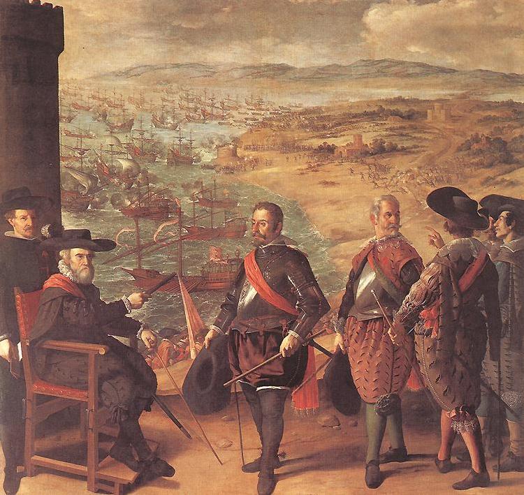 ZURBARAN  Francisco de Defence of Cadiz against the English oil painting image